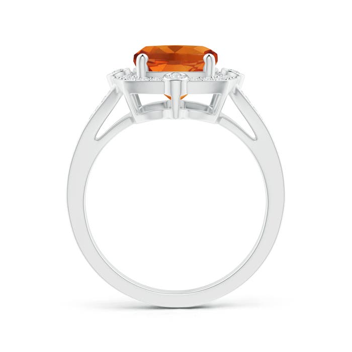 AAAA - Citrine / 2.95 CT / 14 KT White Gold