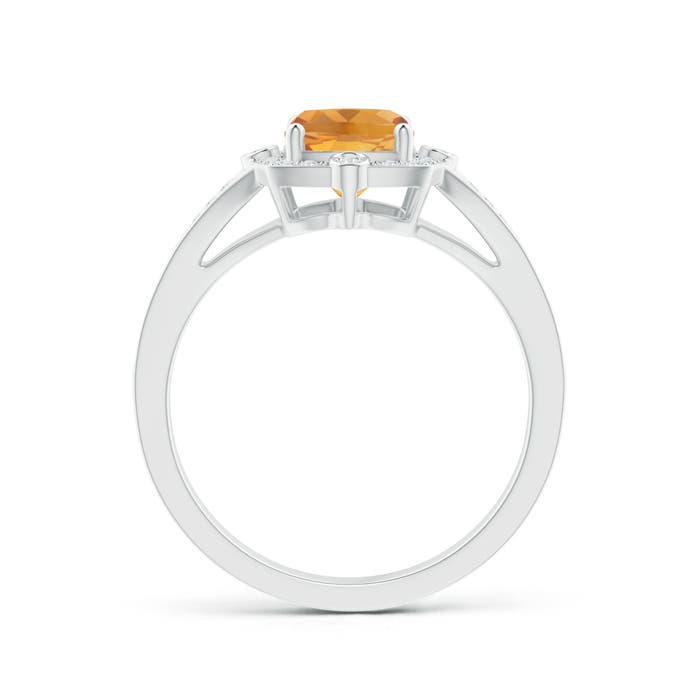 A - Citrine / 1.63 CT / 14 KT White Gold