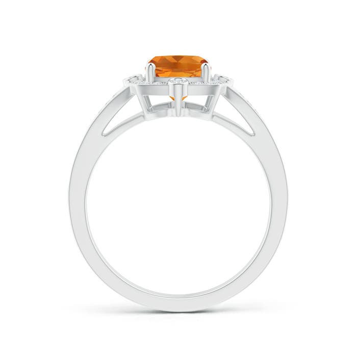 AAA - Citrine / 1.63 CT / 14 KT White Gold