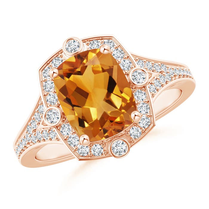 AA - Citrine / 2.23 CT / 14 KT Rose Gold