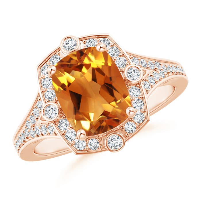 AAA - Citrine / 2.23 CT / 14 KT Rose Gold