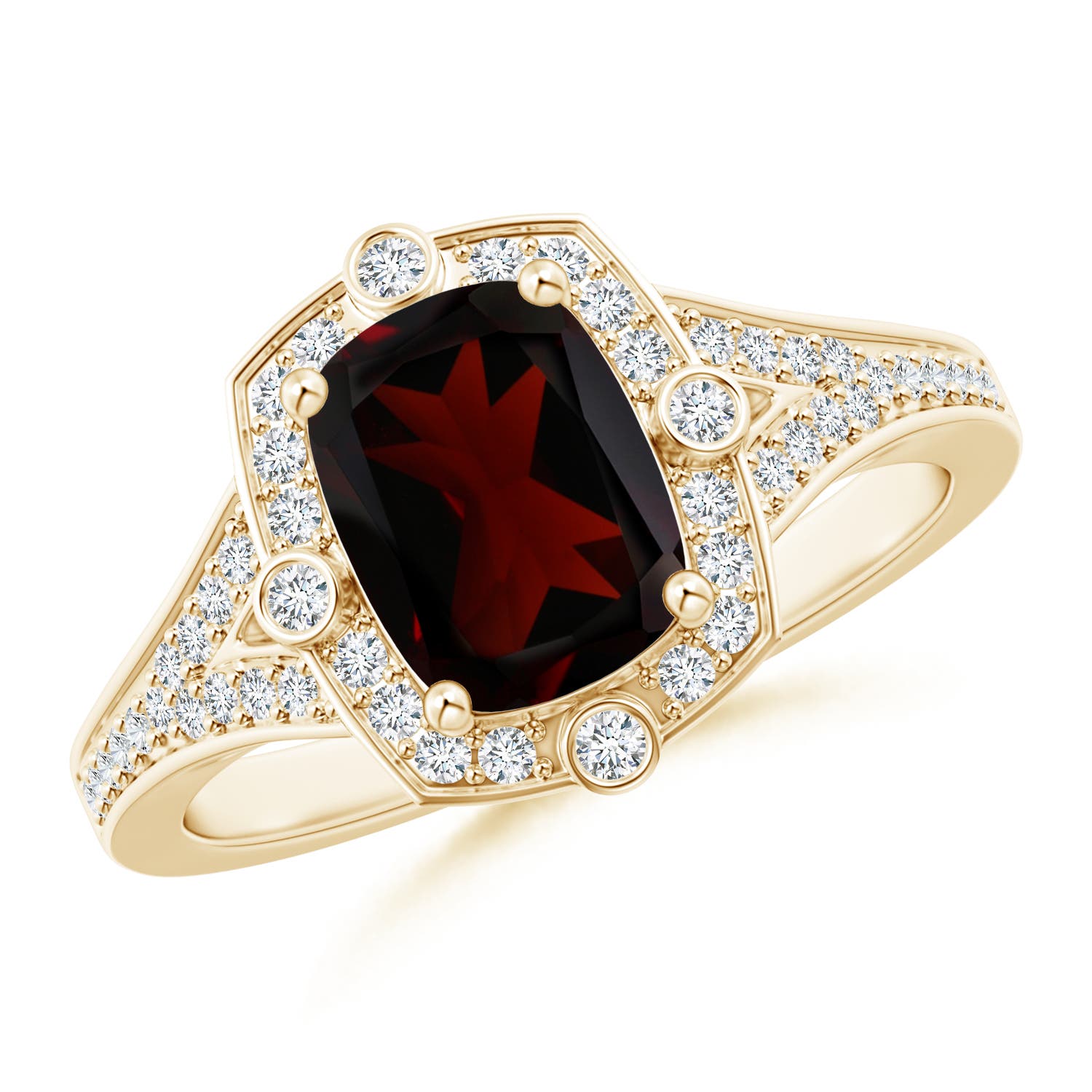 A - Garnet / 1.88 CT / 14 KT Yellow Gold