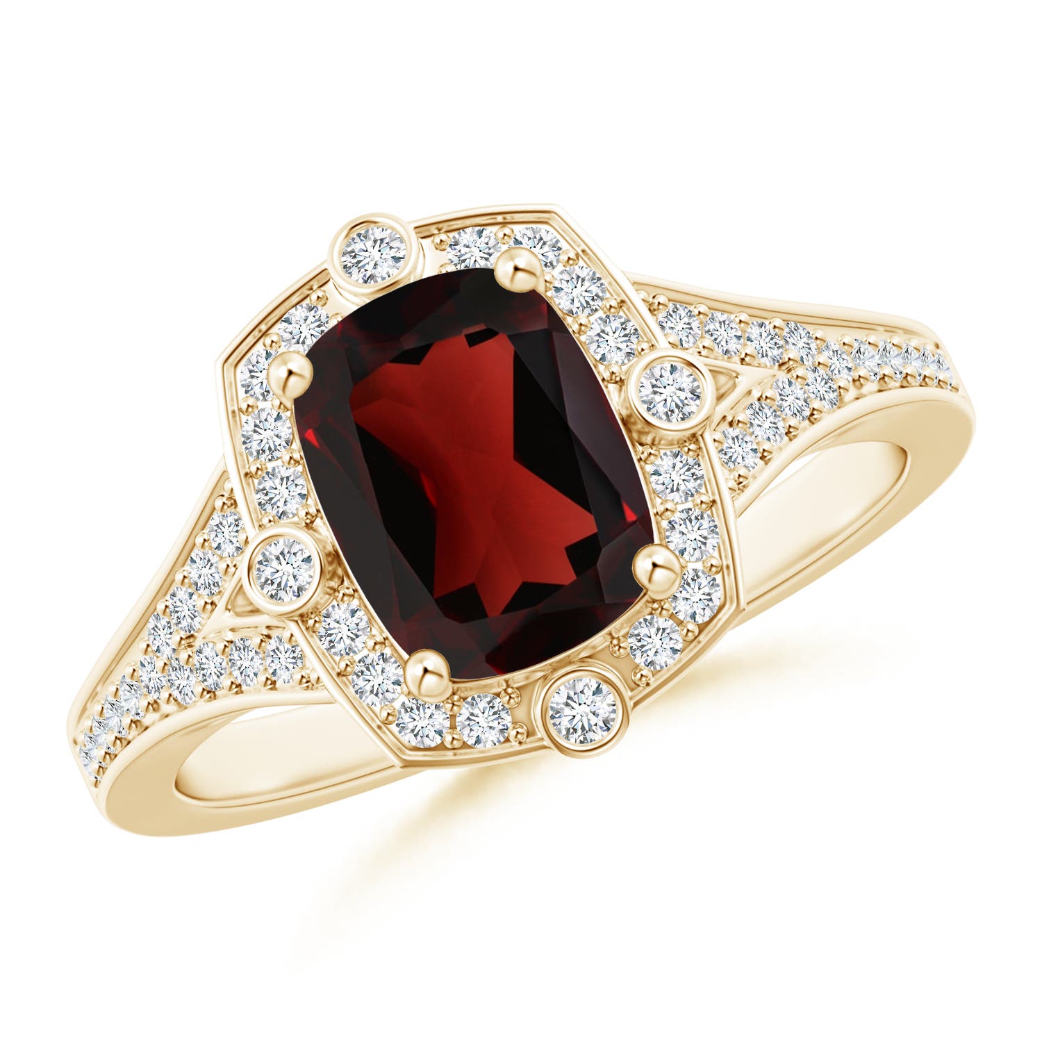 AA - Garnet / 1.88 CT / 14 KT Yellow Gold