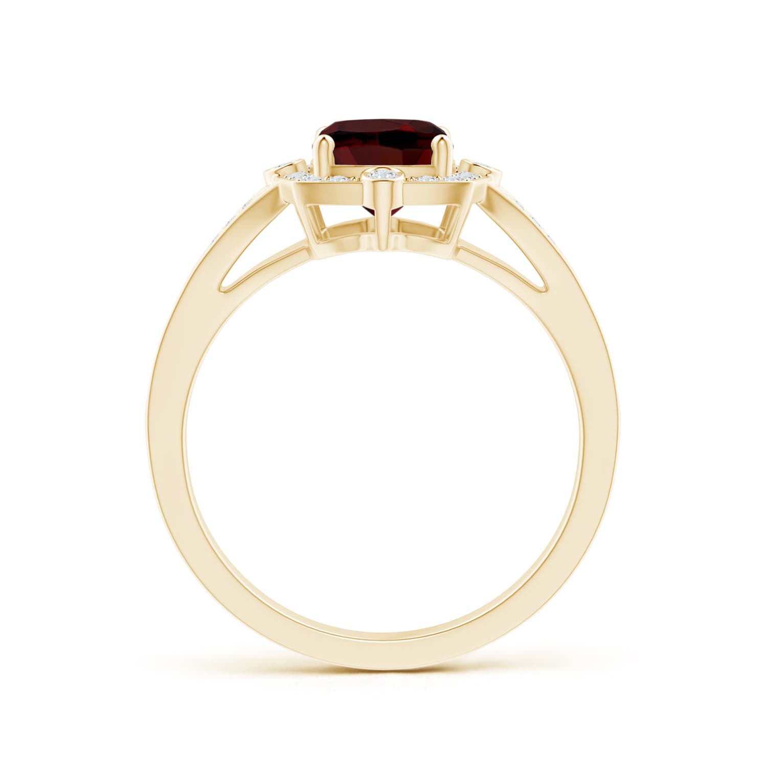 AAA - Garnet / 1.88 CT / 14 KT Yellow Gold