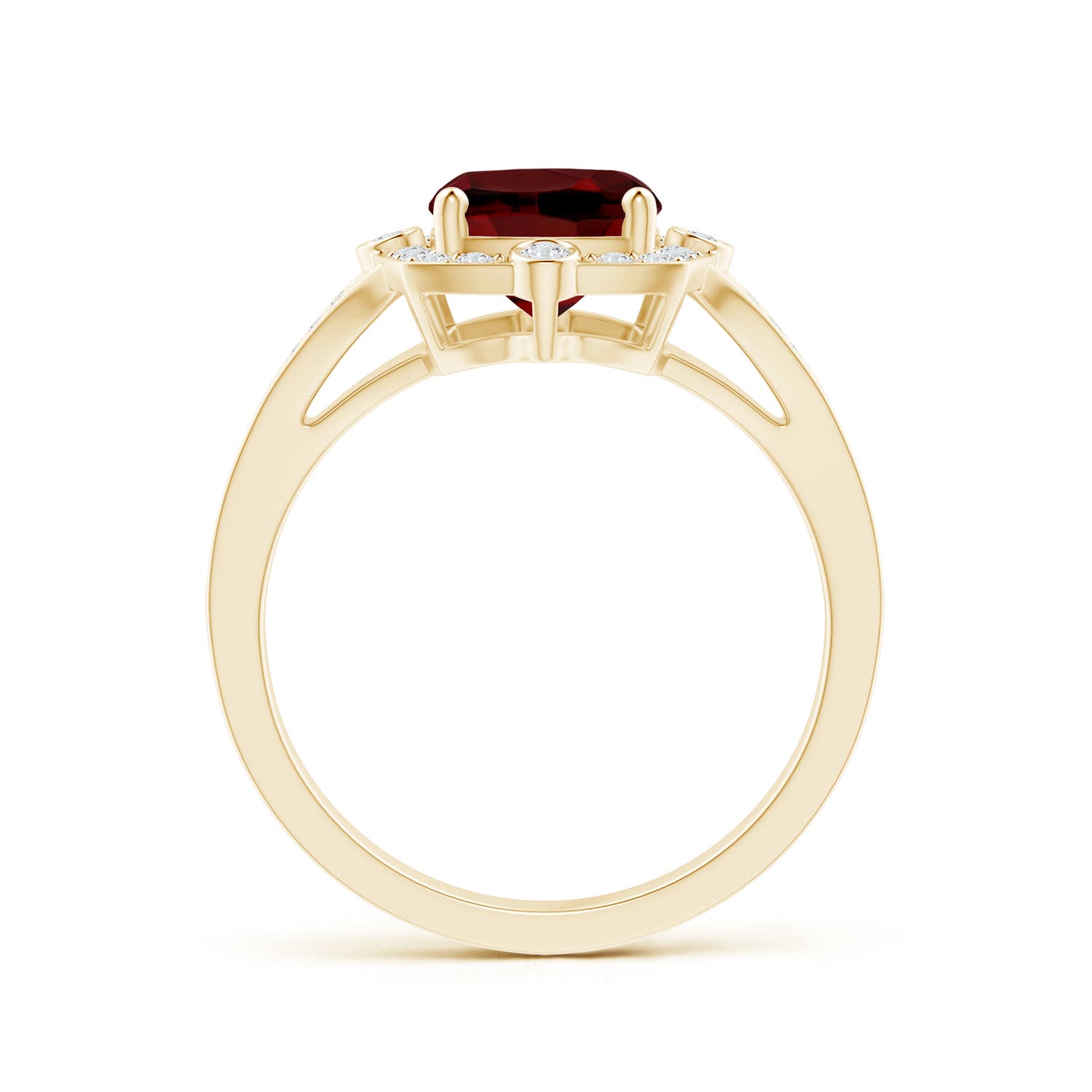 AAAA - Garnet / 3.18 CT / 14 KT Yellow Gold