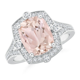 Cushion Rectangular A Morganite