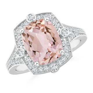 Cushion Rectangular AA Morganite