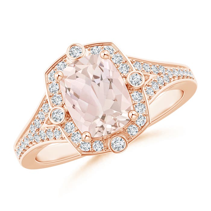 A - Morganite / 1.48 CT / 14 KT Rose Gold