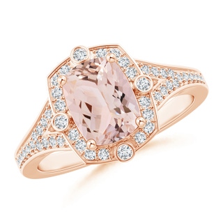 Cushion Rectangular AAA Morganite