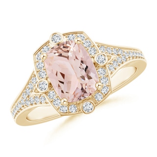 Cushion Rectangular AAA Morganite