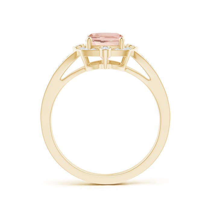 AAA - Morganite / 1.48 CT / 14 KT Yellow Gold