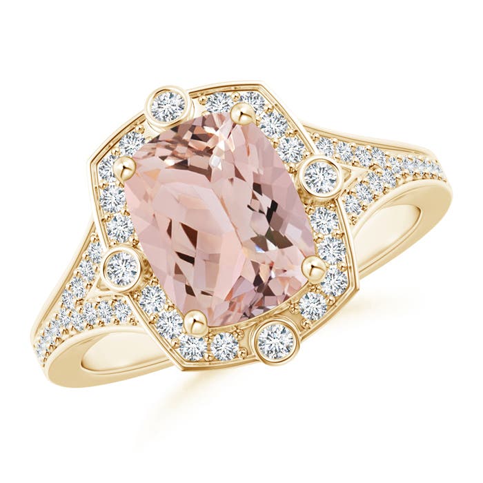 AAA - Morganite / 2.08 CT / 14 KT Yellow Gold