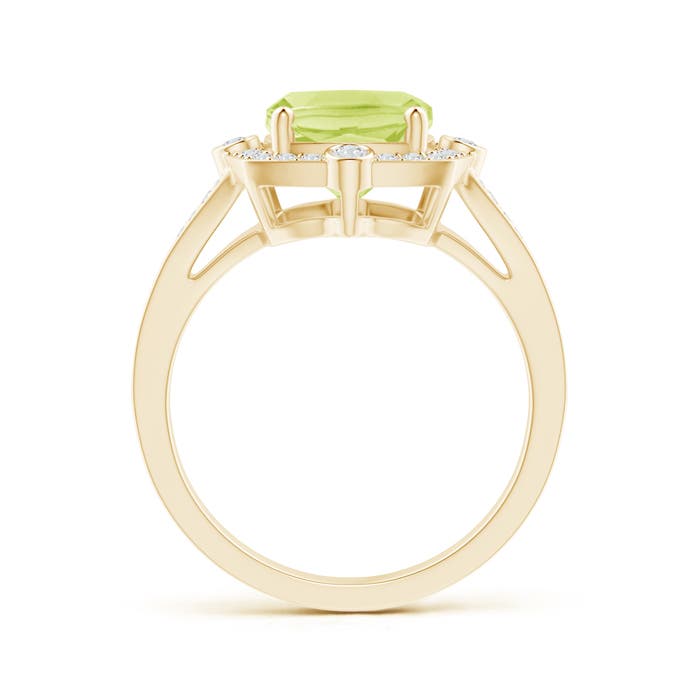 A - Peridot / 3.2 CT / 14 KT Yellow Gold