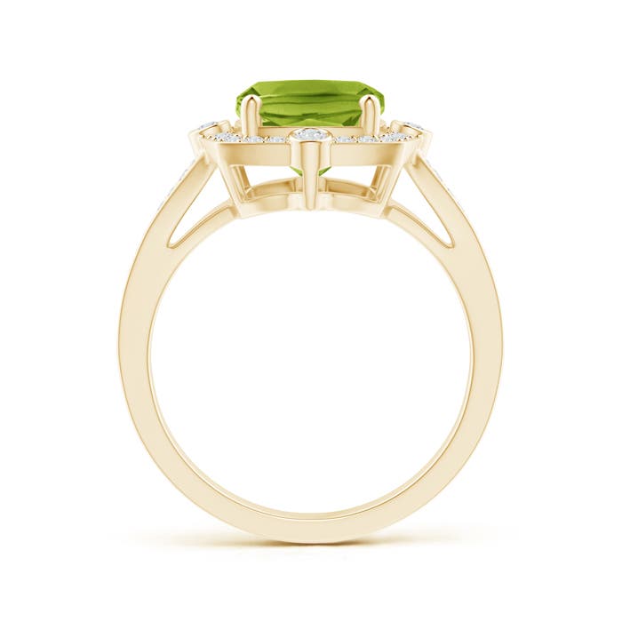 AAA - Peridot / 3.2 CT / 14 KT Yellow Gold