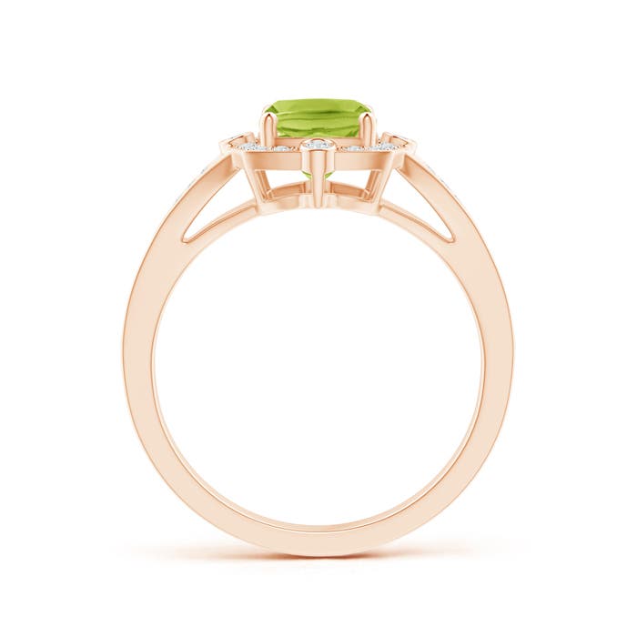 AA - Peridot / 1.73 CT / 14 KT Rose Gold