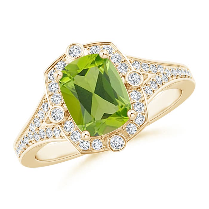 AAA - Peridot / 1.73 CT / 14 KT Yellow Gold