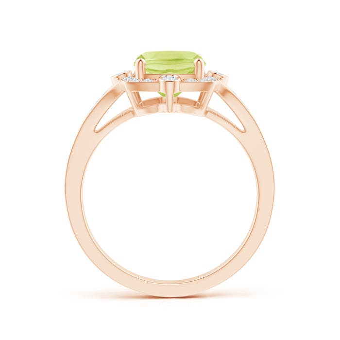 A - Peridot / 2.38 CT / 14 KT Rose Gold