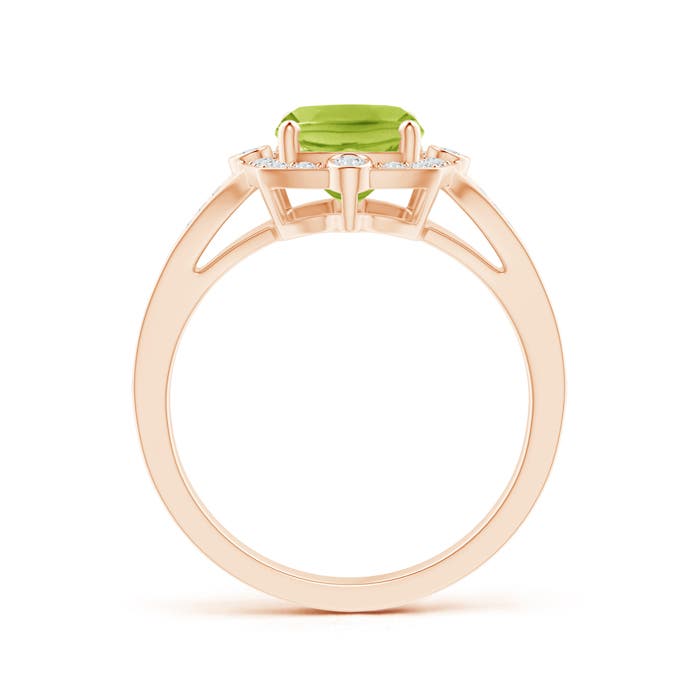 AA - Peridot / 2.38 CT / 14 KT Rose Gold