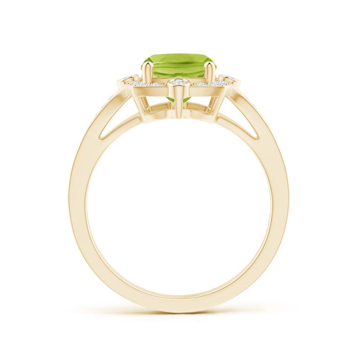 AA - Peridot / 2.38 CT / 14 KT Yellow Gold