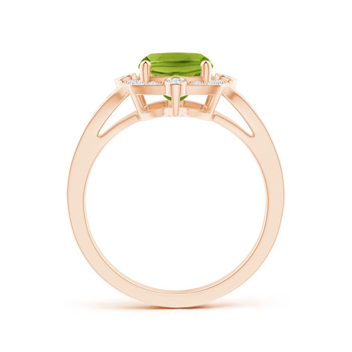 AAA - Peridot / 2.38 CT / 14 KT Rose Gold