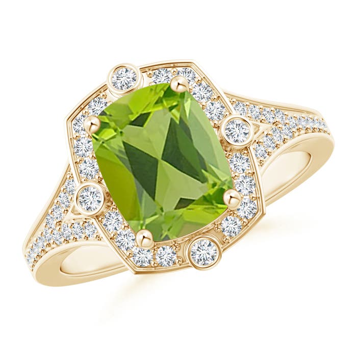 AAA - Peridot / 2.38 CT / 14 KT Yellow Gold