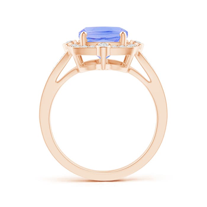 A - Tanzanite / 2.9 CT / 14 KT Rose Gold