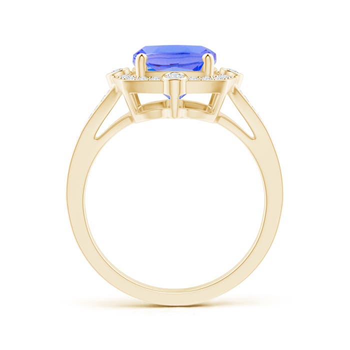 AA - Tanzanite / 2.9 CT / 14 KT Yellow Gold