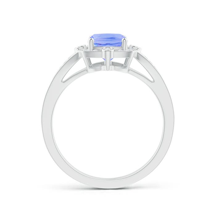 A - Tanzanite / 1.88 CT / 14 KT White Gold