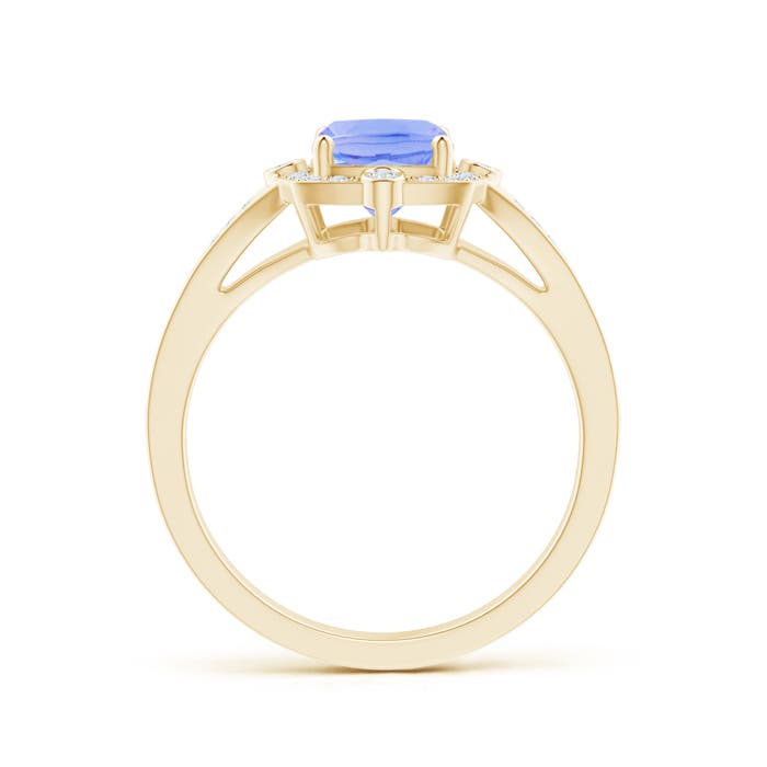 A - Tanzanite / 1.88 CT / 14 KT Yellow Gold