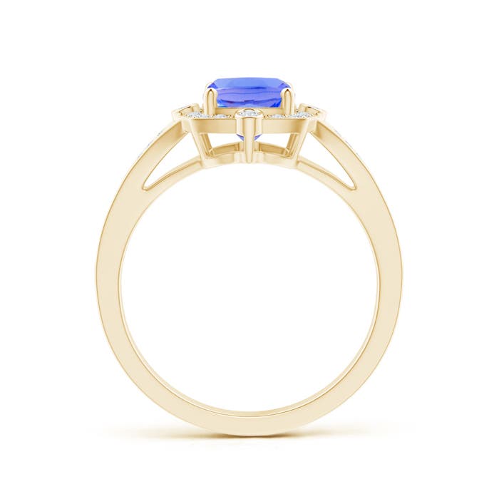 AA - Tanzanite / 1.88 CT / 14 KT Yellow Gold