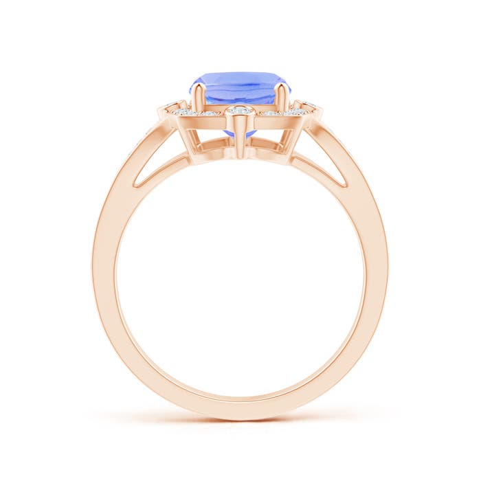 A - Tanzanite / 2.73 CT / 14 KT Rose Gold