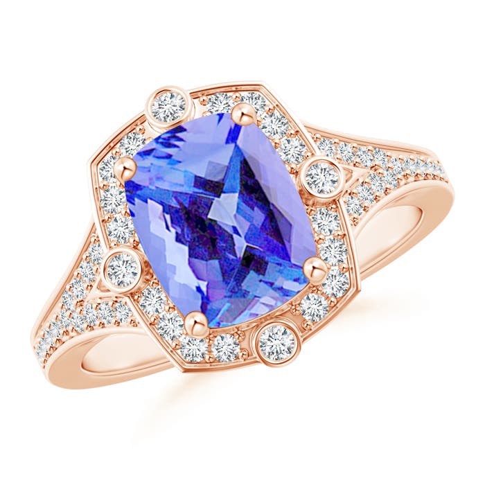 AA - Tanzanite / 2.73 CT / 14 KT Rose Gold