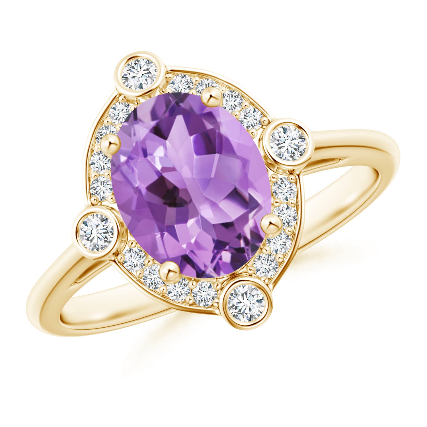 A - Amethyst / 1.74 CT / 14 KT Yellow Gold