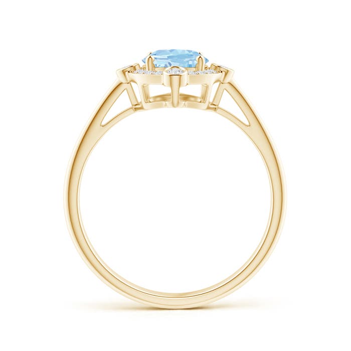 AAA - Aquamarine / 1.14 CT / 14 KT Yellow Gold