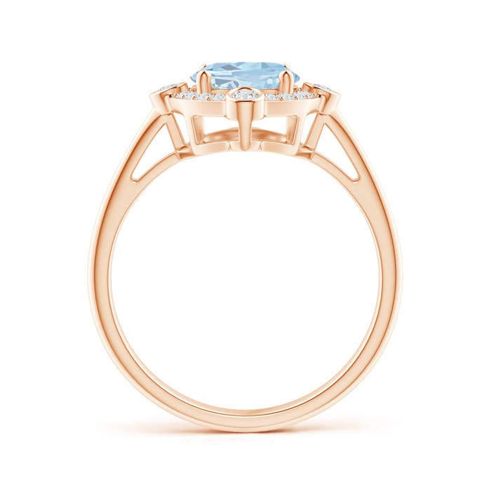 A - Aquamarine / 1.64 CT / 14 KT Rose Gold