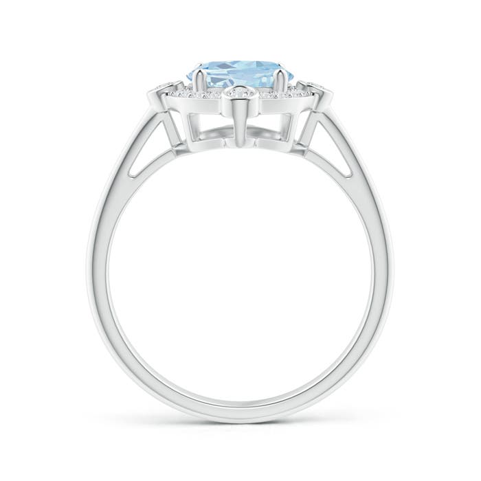 A - Aquamarine / 1.64 CT / 14 KT White Gold