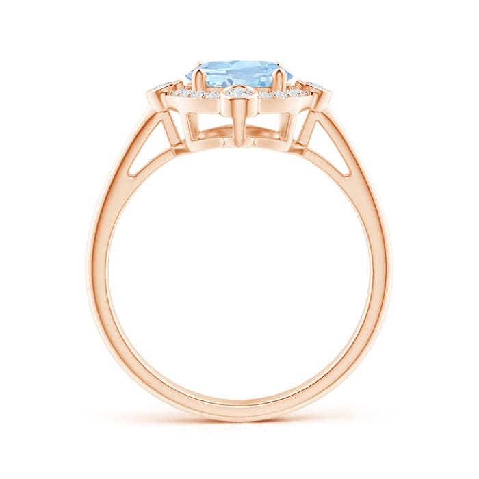 AA - Aquamarine / 1.64 CT / 14 KT Rose Gold