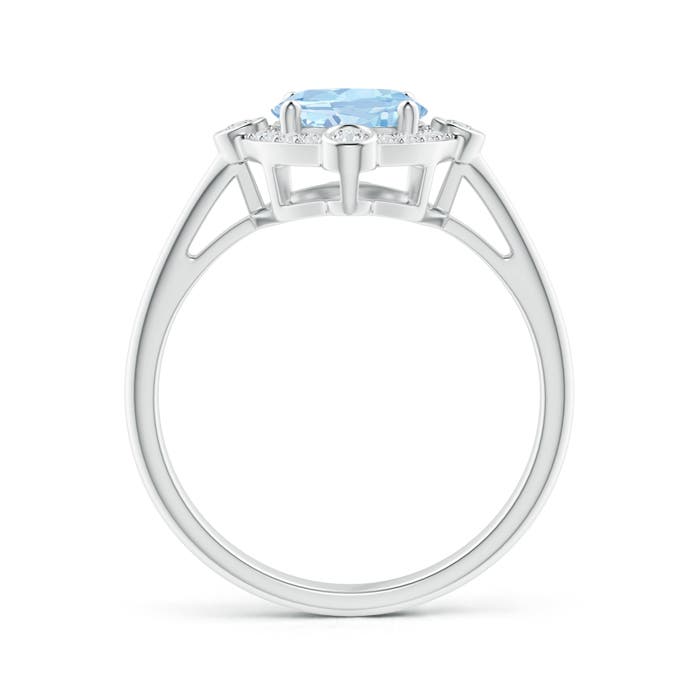 AA - Aquamarine / 1.64 CT / 14 KT White Gold