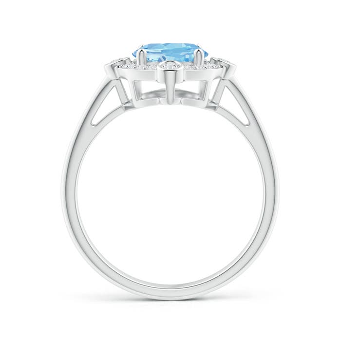 AAAA - Aquamarine / 1.64 CT / 14 KT White Gold