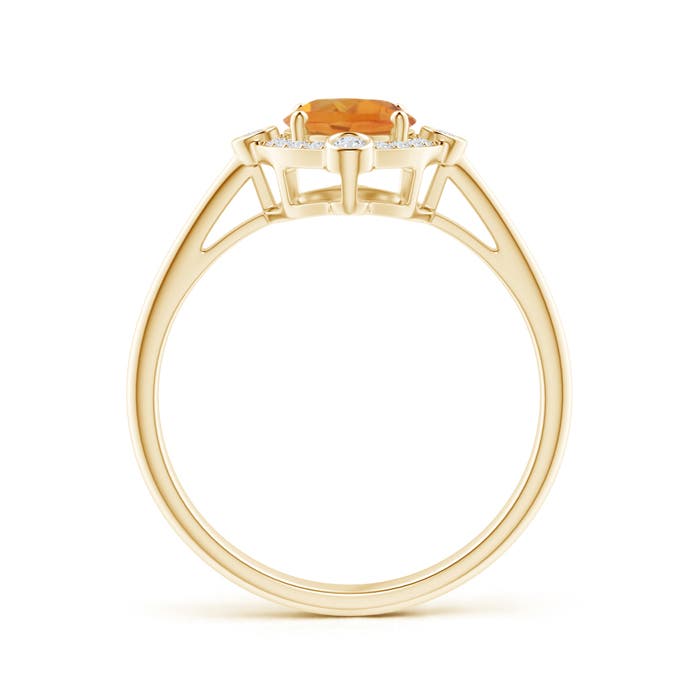 AA - Citrine / 1.24 CT / 14 KT Yellow Gold