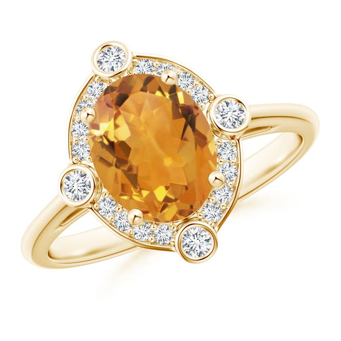 AA - Citrine / 1.79 CT / 14 KT Yellow Gold