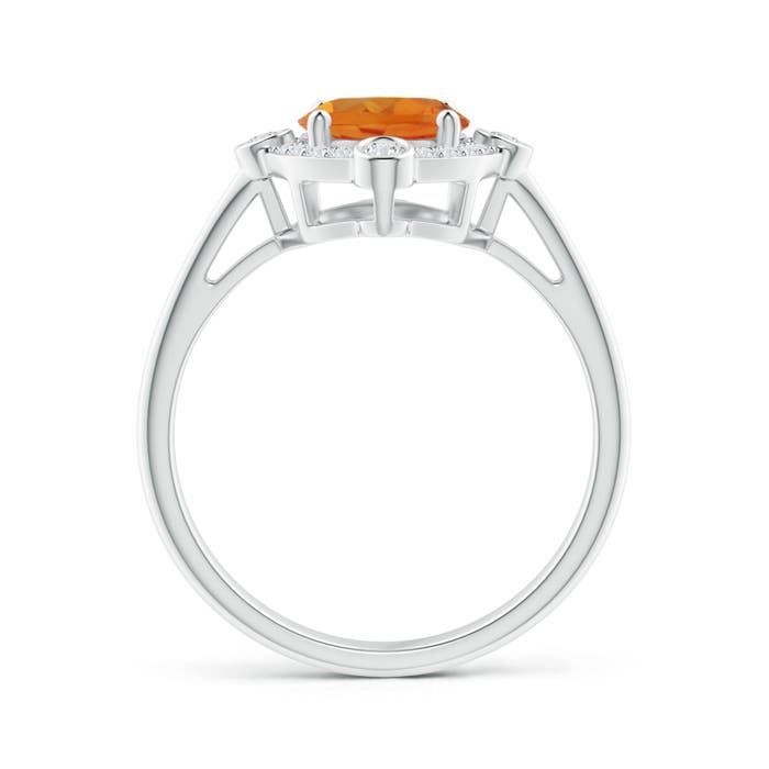 AAA - Citrine / 1.79 CT / 14 KT White Gold