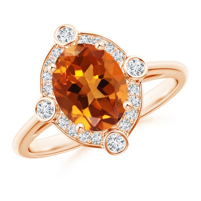 AAAA - Citrine / 1.79 CT / 14 KT Rose Gold