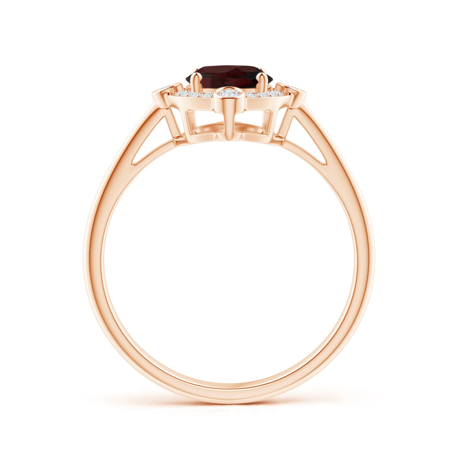 A - Garnet / 1.59 CT / 14 KT Rose Gold