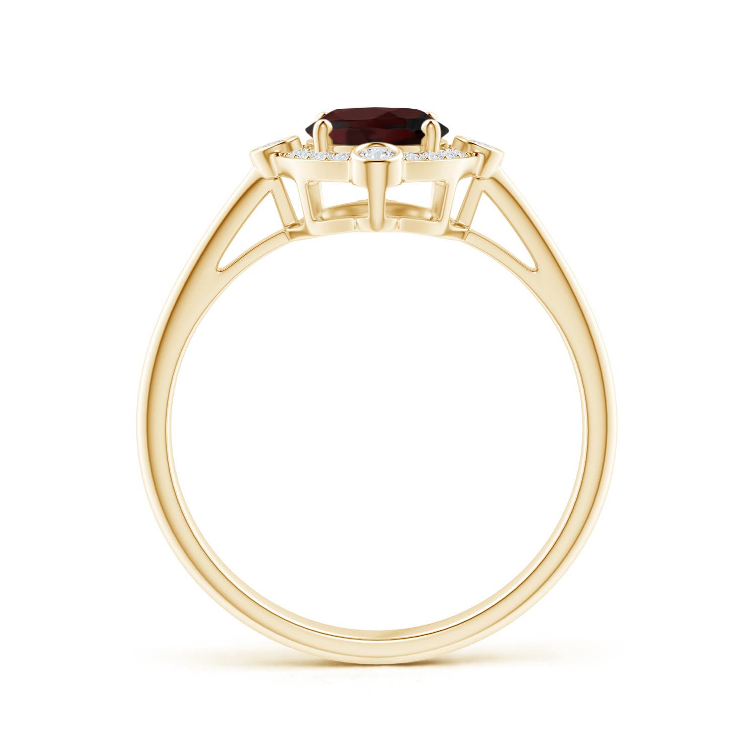 A - Garnet / 1.59 CT / 14 KT Yellow Gold