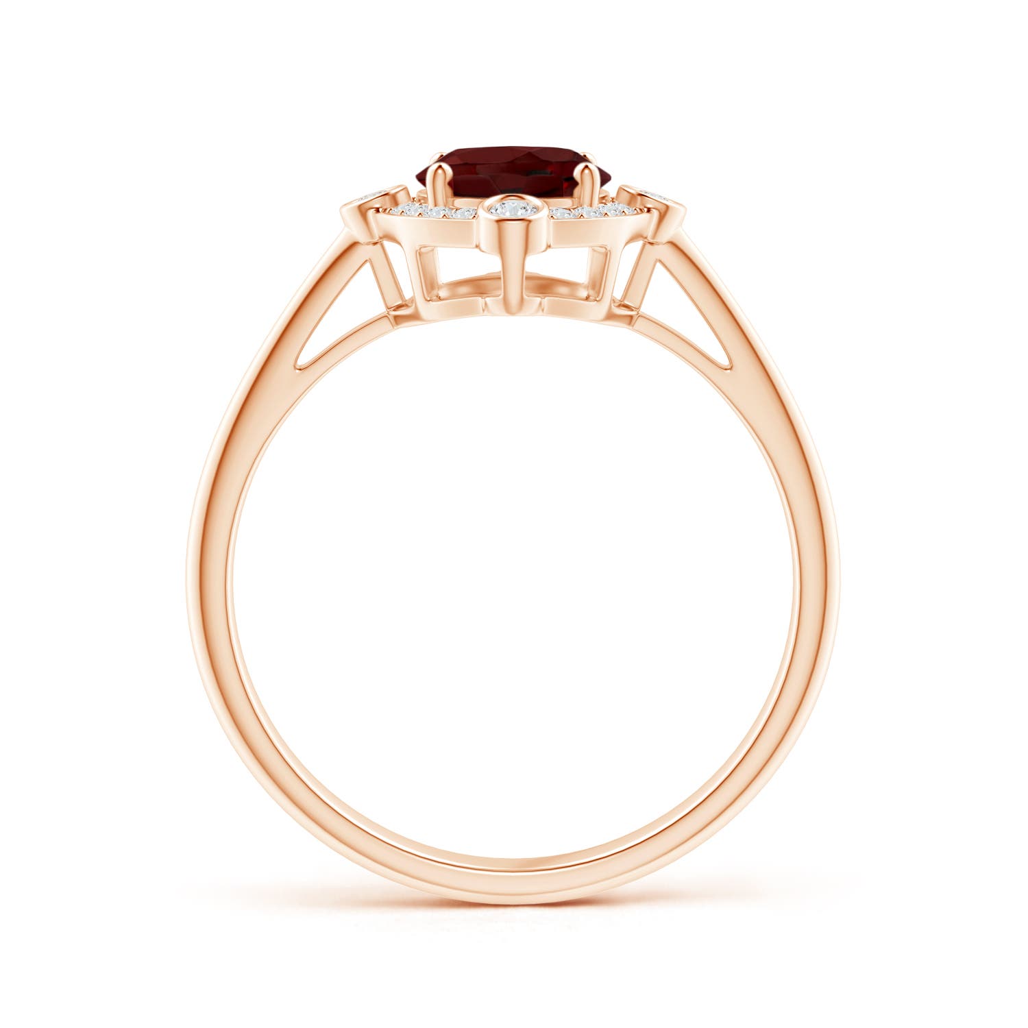 AAA - Garnet / 1.59 CT / 14 KT Rose Gold