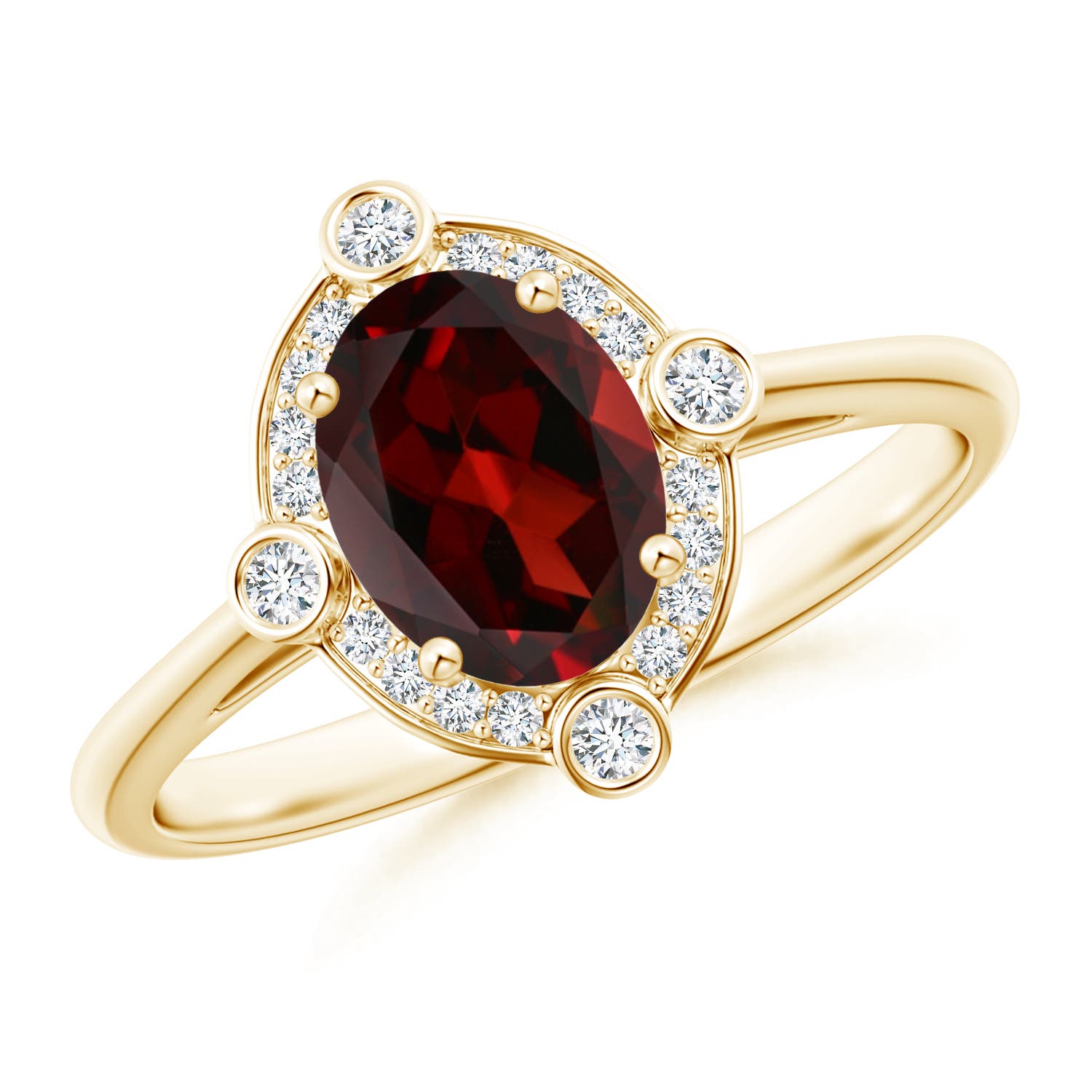 AAA - Garnet / 1.59 CT / 14 KT Yellow Gold