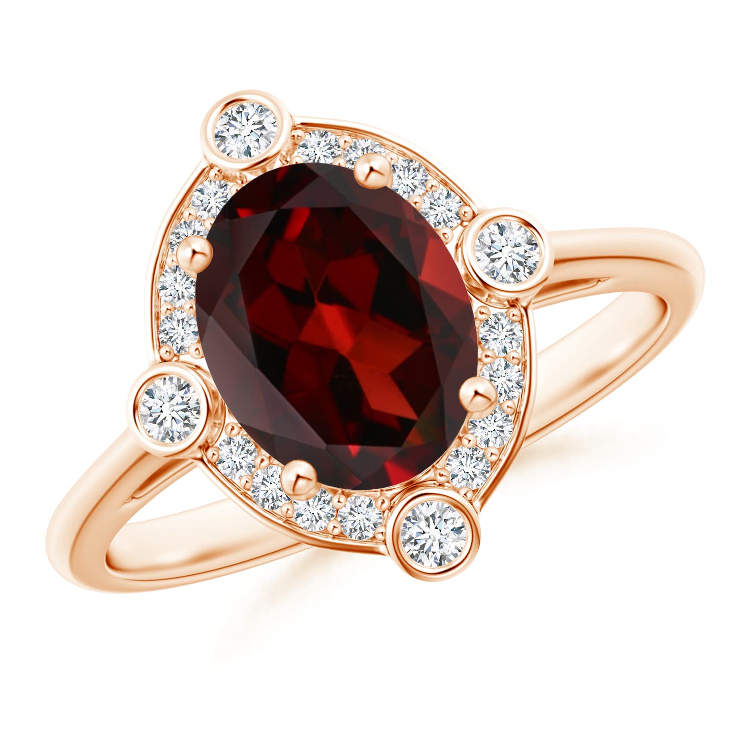 AAA - Garnet / 2.14 CT / 14 KT Rose Gold