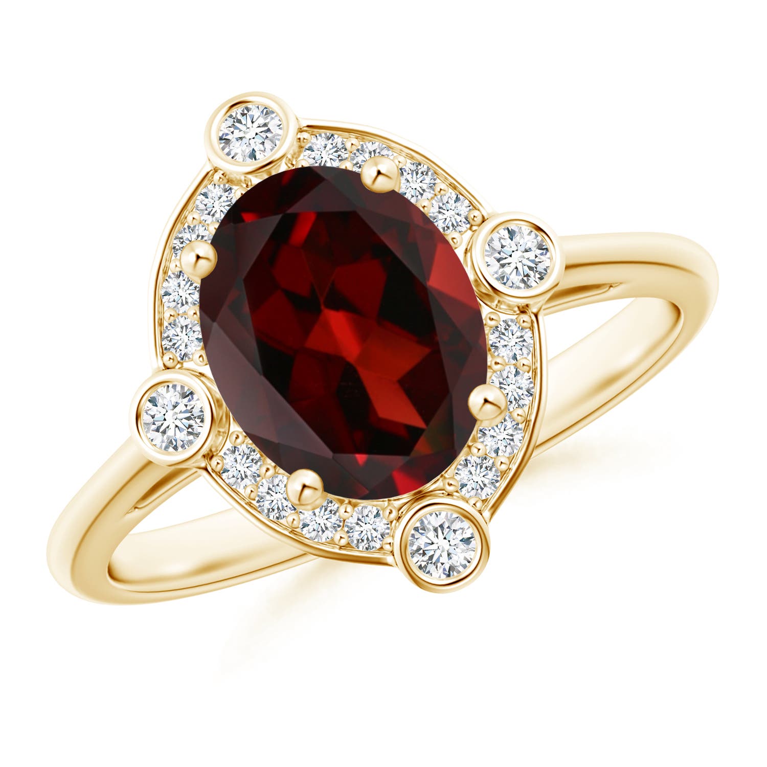 AAA - Garnet / 2.14 CT / 14 KT Yellow Gold