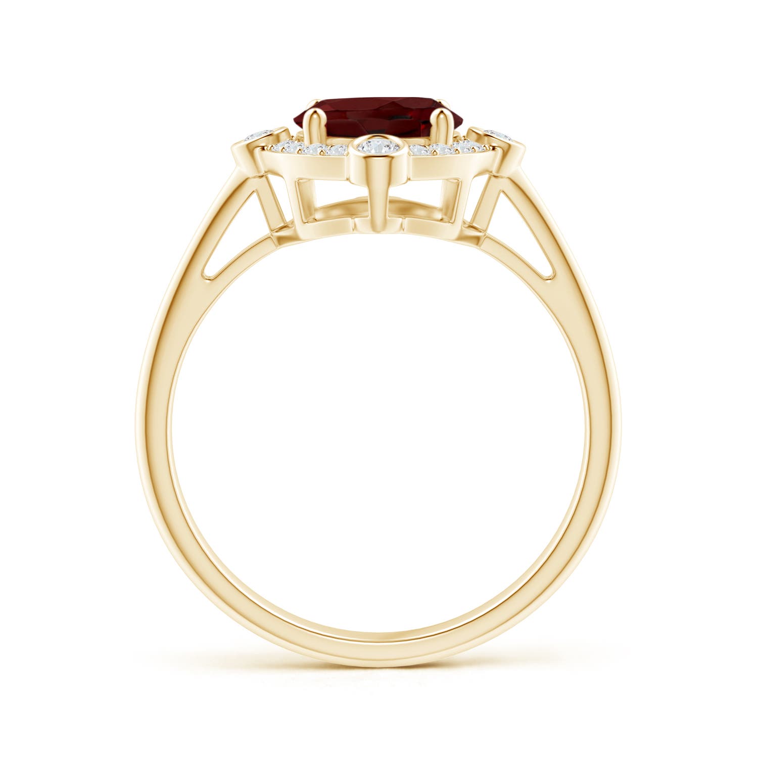 AAA - Garnet / 2.14 CT / 14 KT Yellow Gold